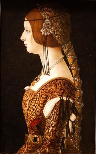 FIGINO, Giovanni Ambrogio Blanca Maria Sforza oil painting picture